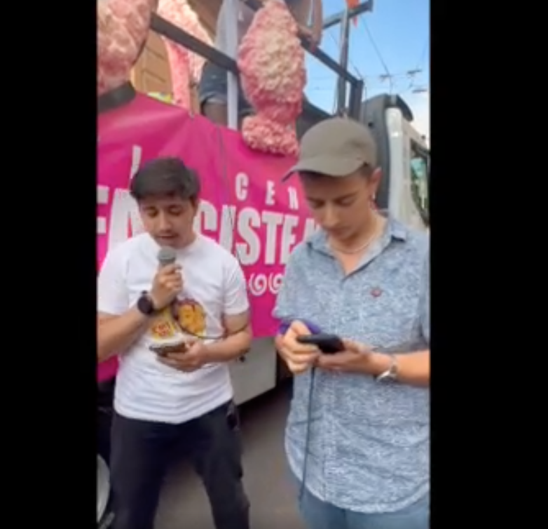 Intervento di Zain attivista rifugiato dalla Siria al Rivolta Pride&nbsp;2023