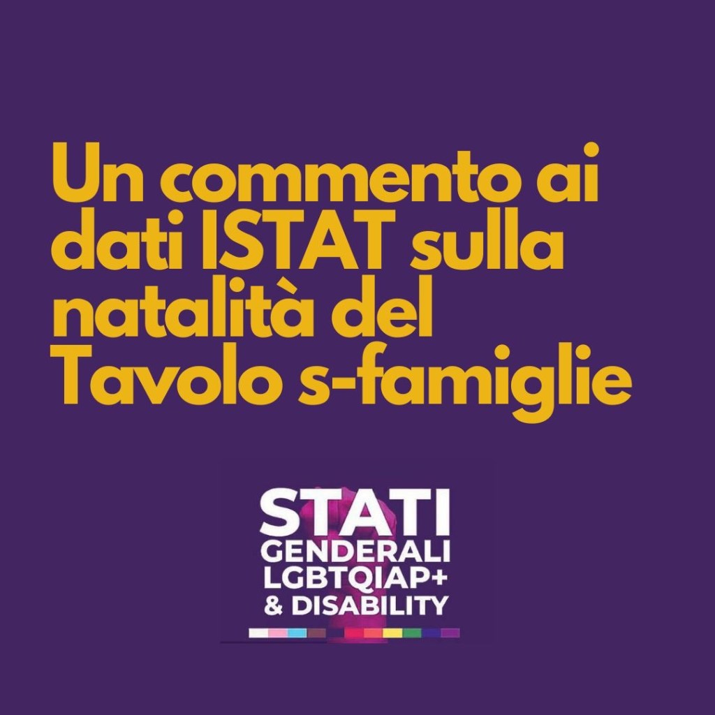 Commento ai dati ISTAT sulla natalità del tavolo&nbsp;s-famiglie